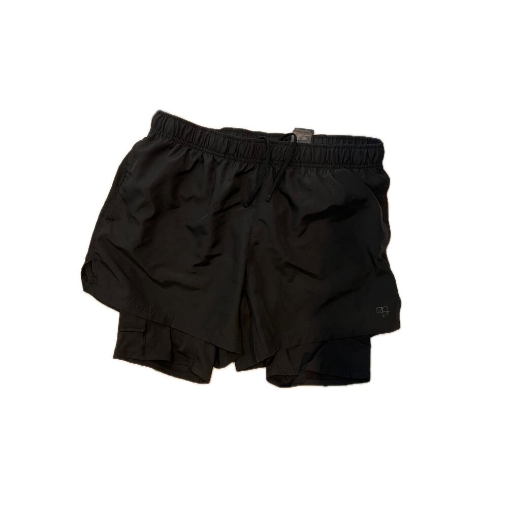 H & M Move Training Shorts w Compression Liner Mens XL